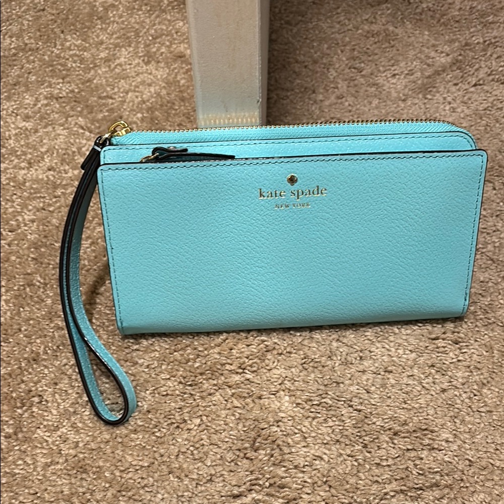 Kate Spade Blue Wristlet Clutch